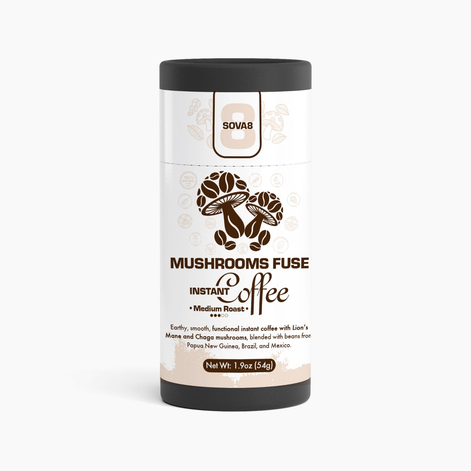 Mushroom Fuse Instant Coffee (Medium Roast)